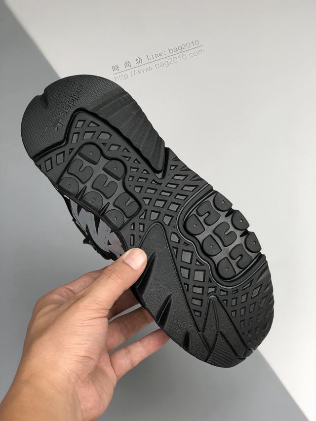 Adidas鞋 QIP-XHB-091807 阿迪達斯2019 Boost聯名夜行者 復古跑鞋 男女同款  hdx13317
